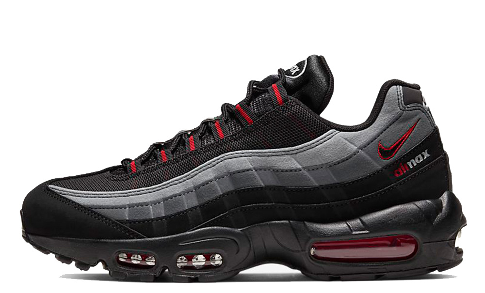 air max 95 black red and white