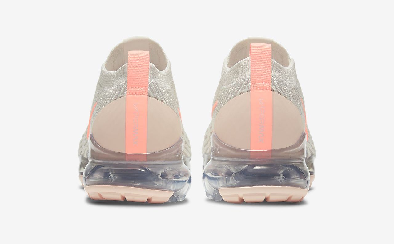 Nike Air VaporMax Flyknit 3 Light Cream Atomic Pink back