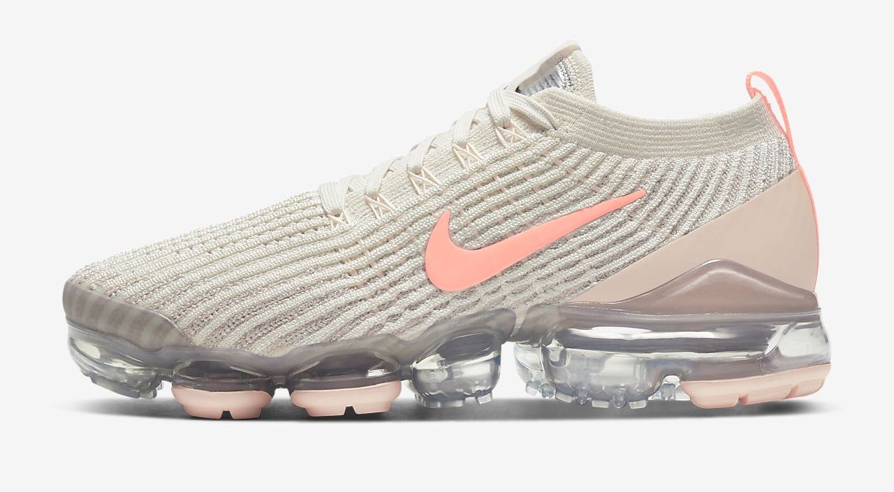 Nike Air VaporMax Flyknit 3 Light Cream Atomic Pink side