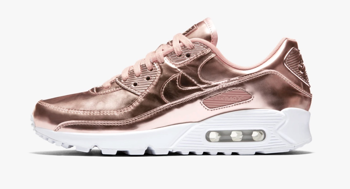 Nike Air max 90 Metallic Pack Rose Gold Side