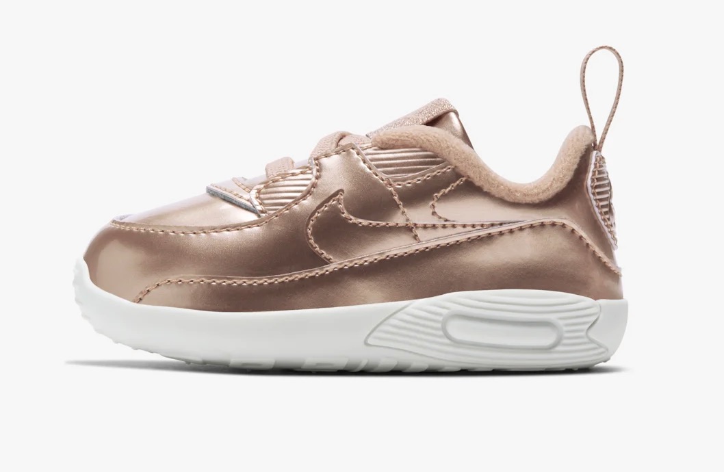 Nike Air max 90 kids metallic pack rose gold