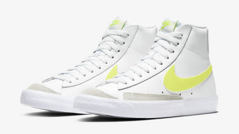 Nike Blazer Mid 77 White Lemon Venom Where To Buy CZ0362-100