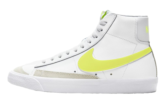 公式正規品!★NIKE BLAZER MID 77 'LEMON VENOM' New Nike Blazer Mid '77 White Lemon Venom Women's Size 5.5W