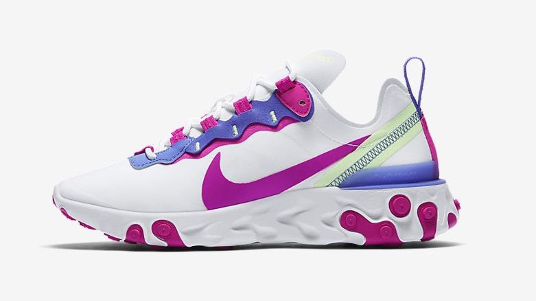 Nike React Element 55. Pink Purple