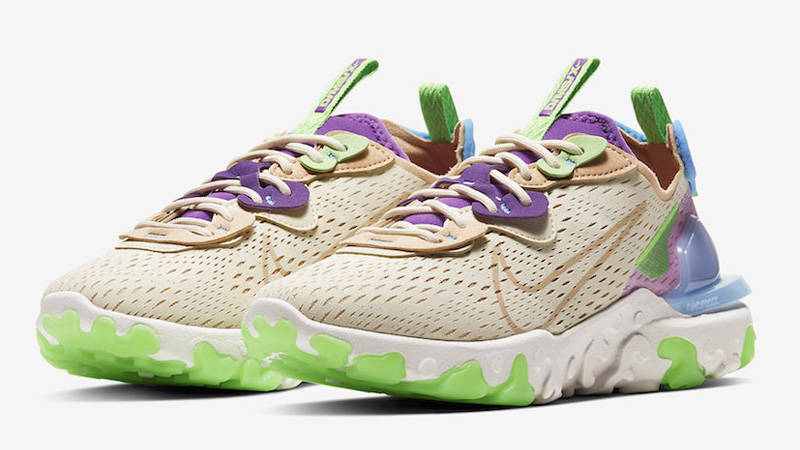 Nike React Vision Beige Purple