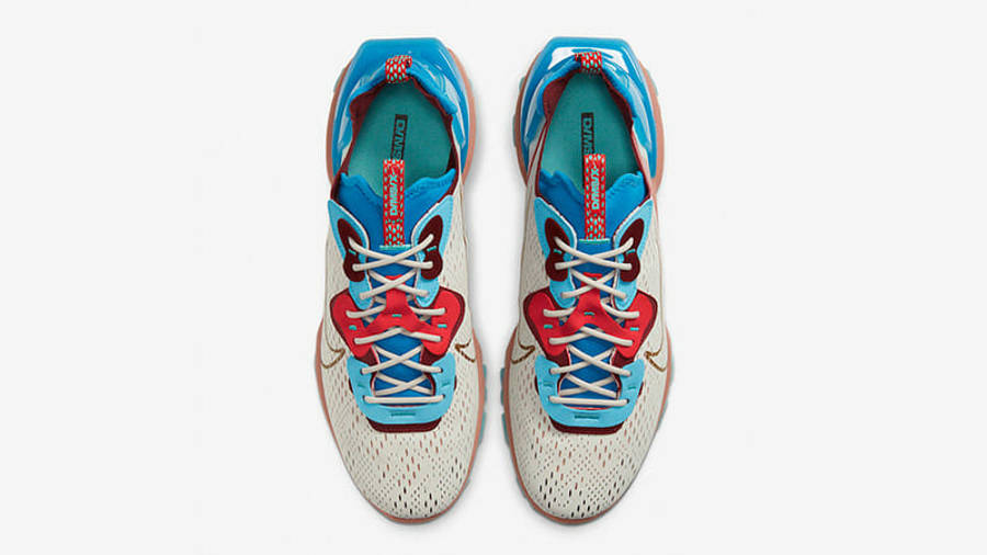 Nike React Vision Bone Blue Red | Where To Buy | CD4373-001 | The 