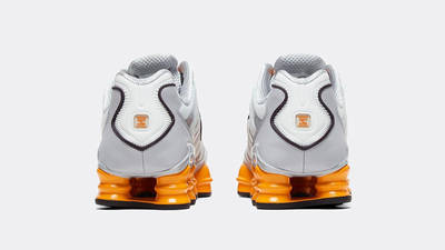 Nike Shox TL White Orange Peel Back