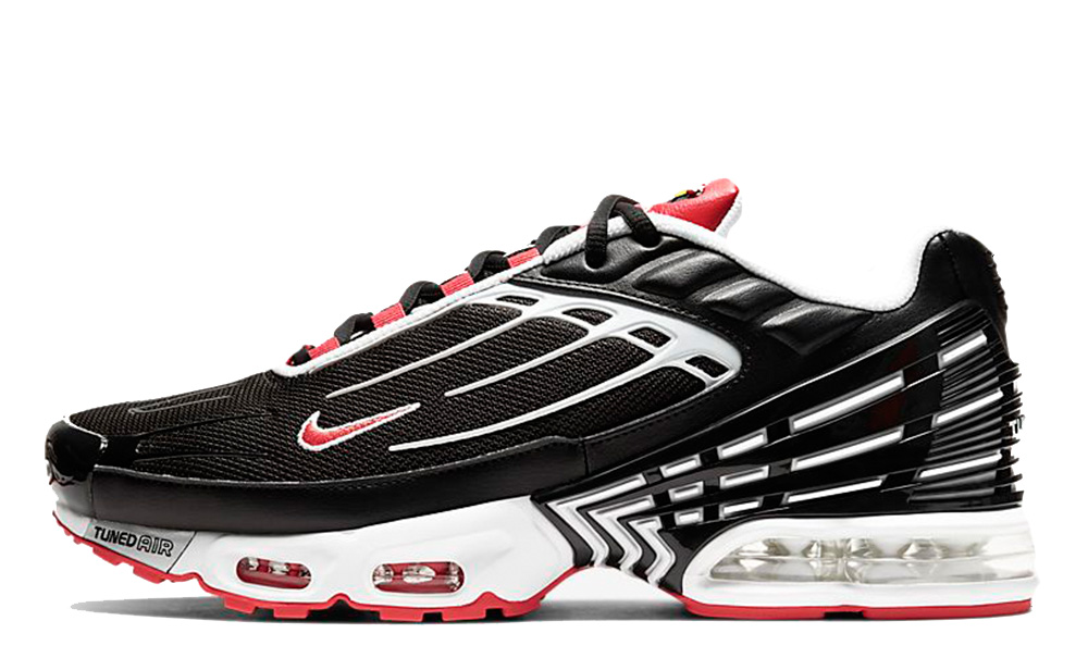 nike tn air red and black