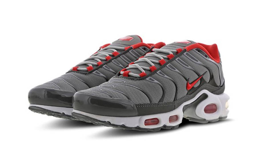 nike tn grey and red