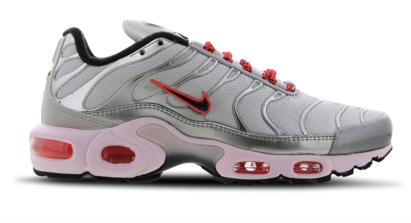 Nike TN Air Max Plus Metallic Silver Red