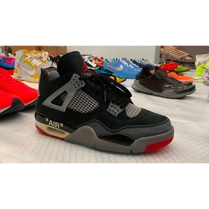 The OFF-WHITE x Air Jordan 4 Bred is Rumored for 2021