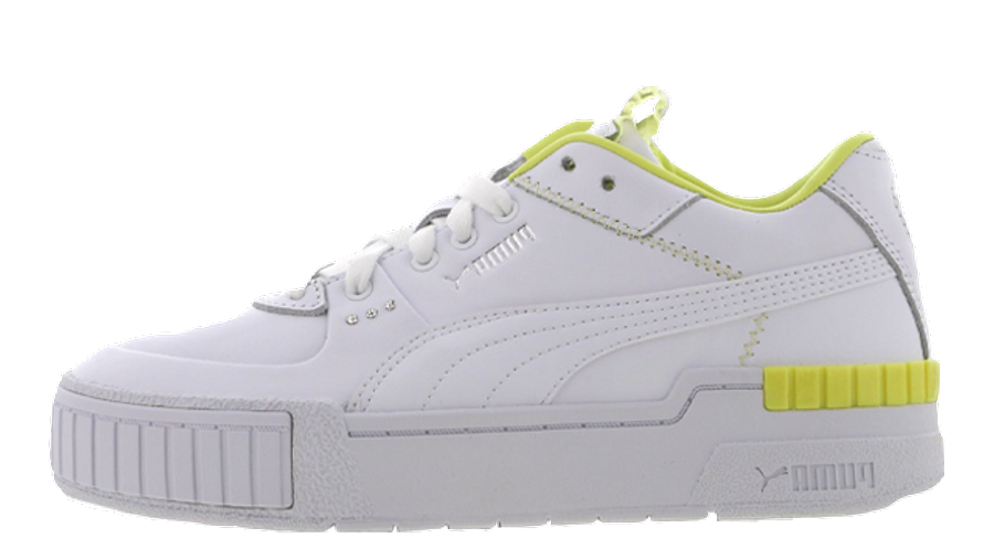 puma white sunny lime