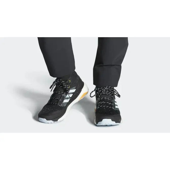 namshi adidas b42425 superstar sneakers celebrity 2017 Hiker Black Grey EF2344 on foot