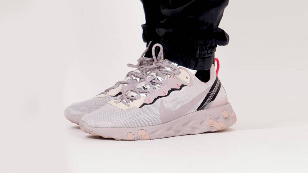 The Nike React Element 55 "Pastel Pack" is a Wardrobe Essential The Nike React Element 55 is a Wardrobe Essential