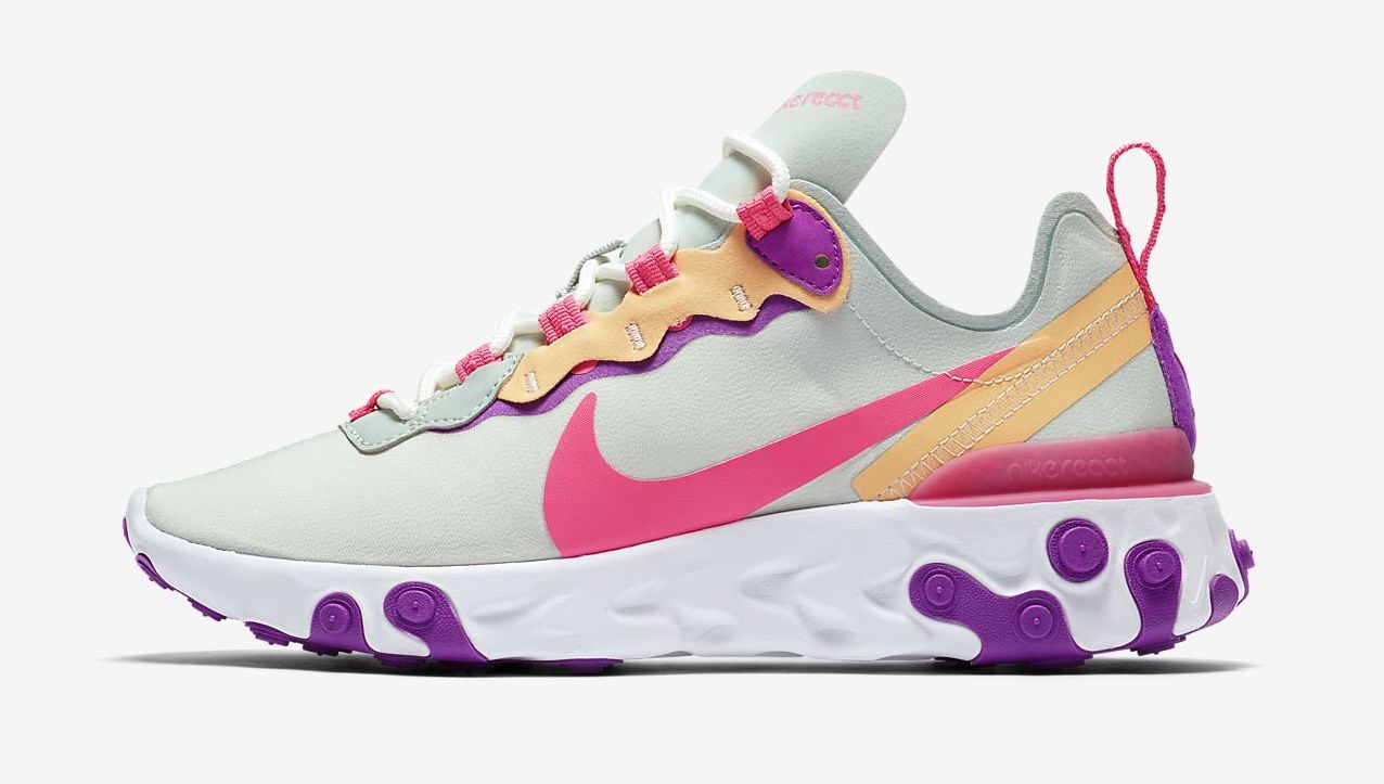 React element pink purple