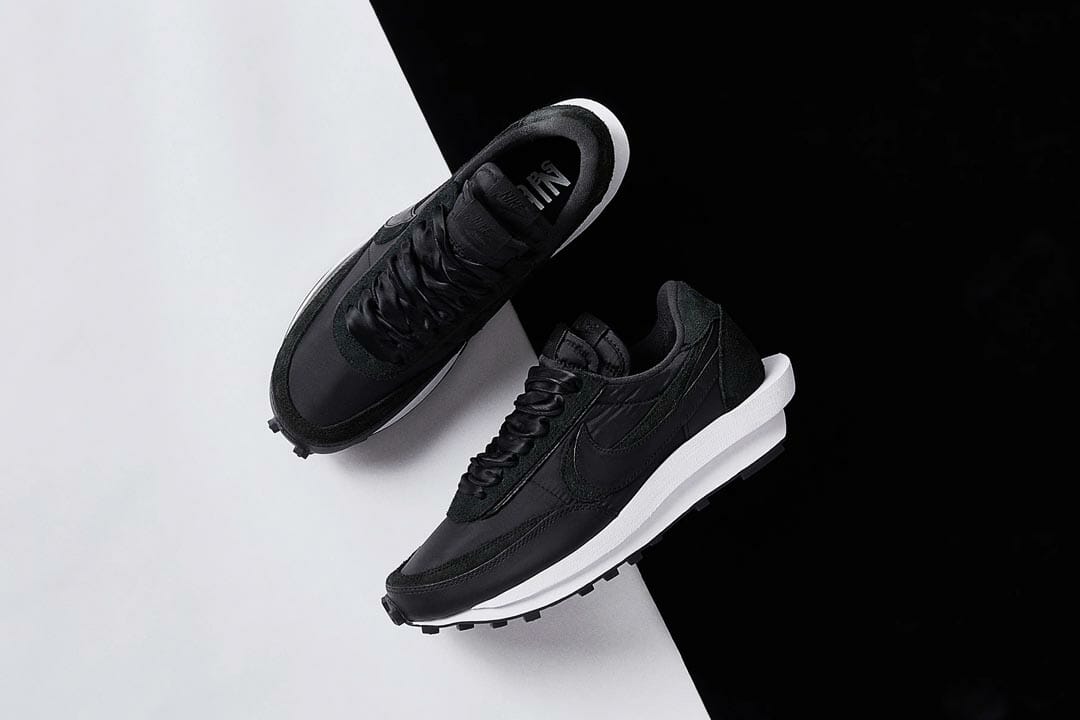 sacai x Nike LDWaffle "Black Nylon"