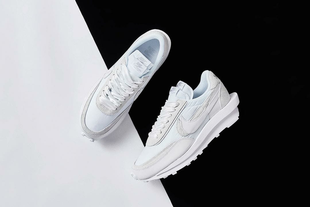 sacai x Nike LDWaffle "White Nylon"