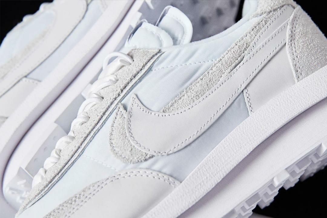 sacai x Nike LDWaffle "White Nylon"