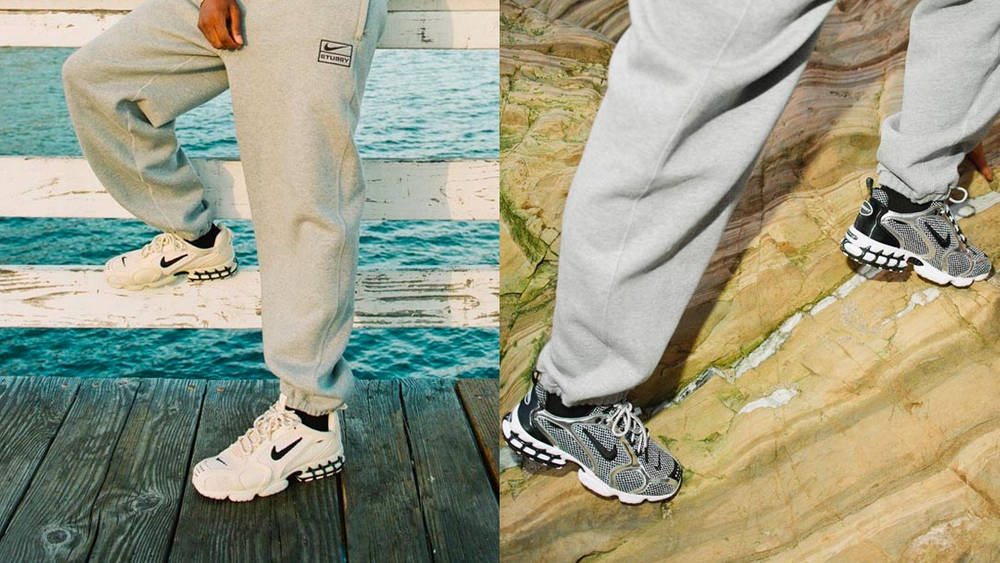 Stüssy x Nike Air Zoom Spiridon 2 Caged