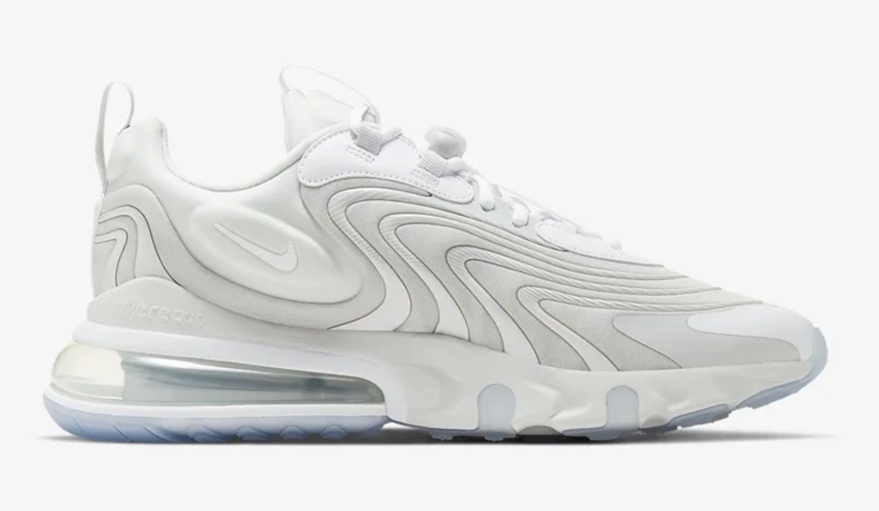 The Nike Air Max 270 React ENG Has Just Surfaced In A Triple White Palette 4