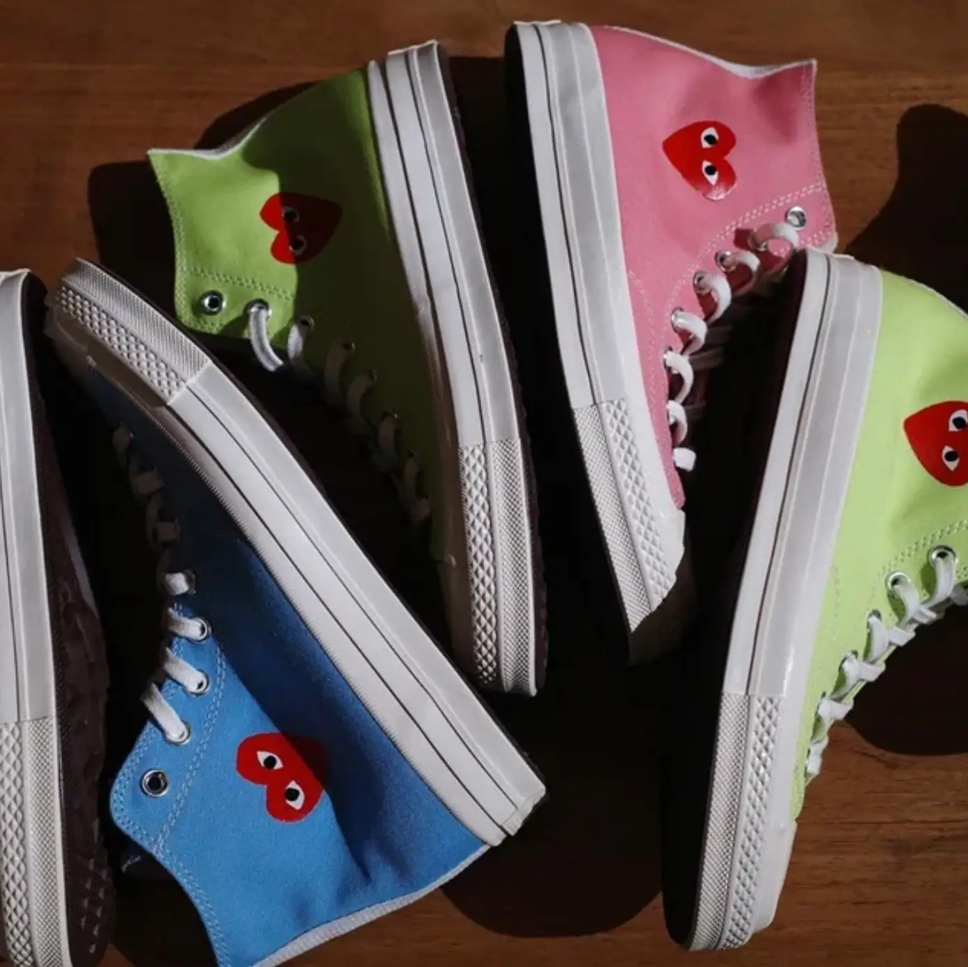 Three New Comme des Garcons Play x Converse Chuck Taylors Have Just ...