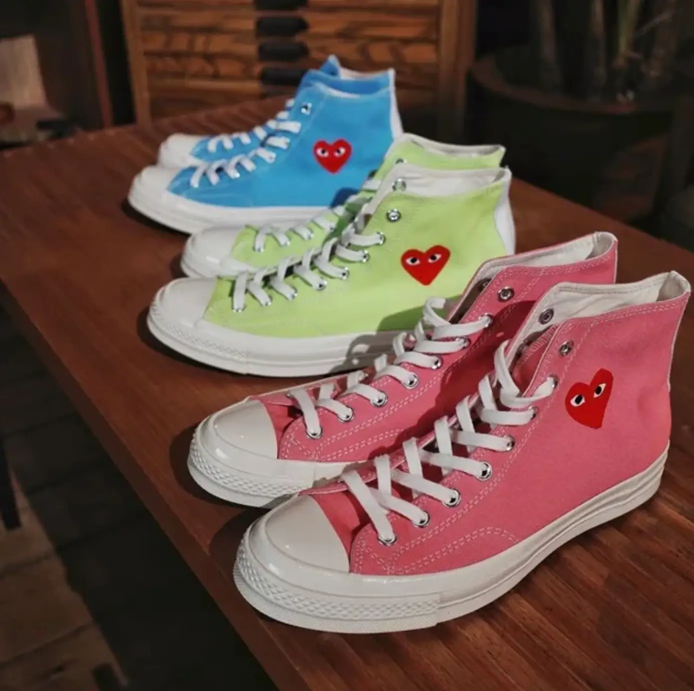 Three New Comme des Garcons Play x Converse Chuck Taylors Have Just ...