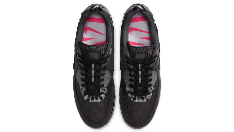 UNDEFEATED x Nike Air Max 90 Black Grey Middle