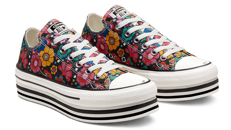 Unite Platform x Converse Chuck Taylor All Star Low Top Black Peony