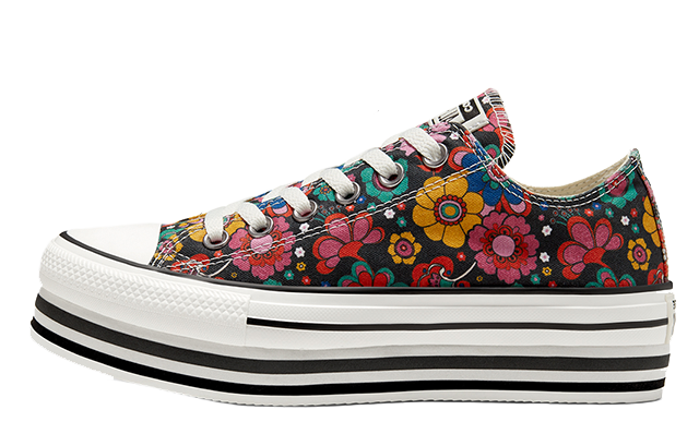 Unite Platform x Converse Chuck Taylor All Star Low Top Black Peony