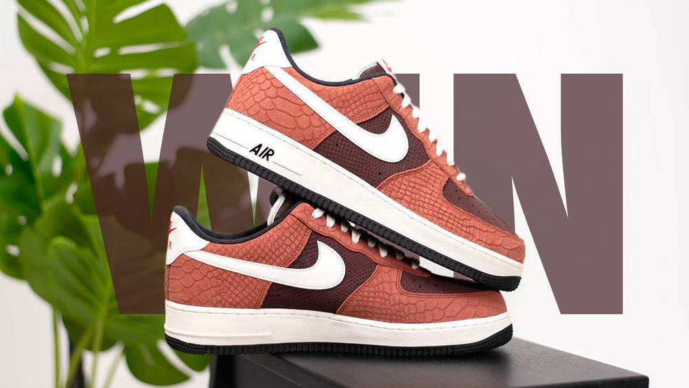 Giveaway Time: Win The Nike Air Force 1 "Snakeskin Brown"! Giveaway Time: Win The Nike Air Force 1 "Snakeskin Brown"!