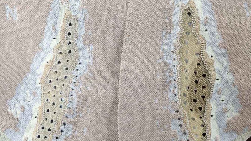 Yeezy Boost 380 Sky Blue closeup