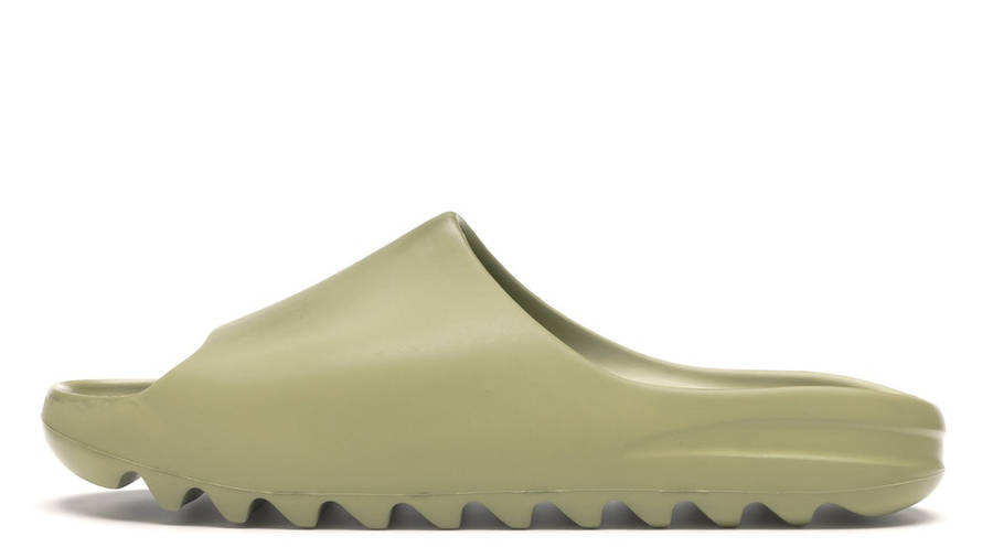 khaki green adidas sliders