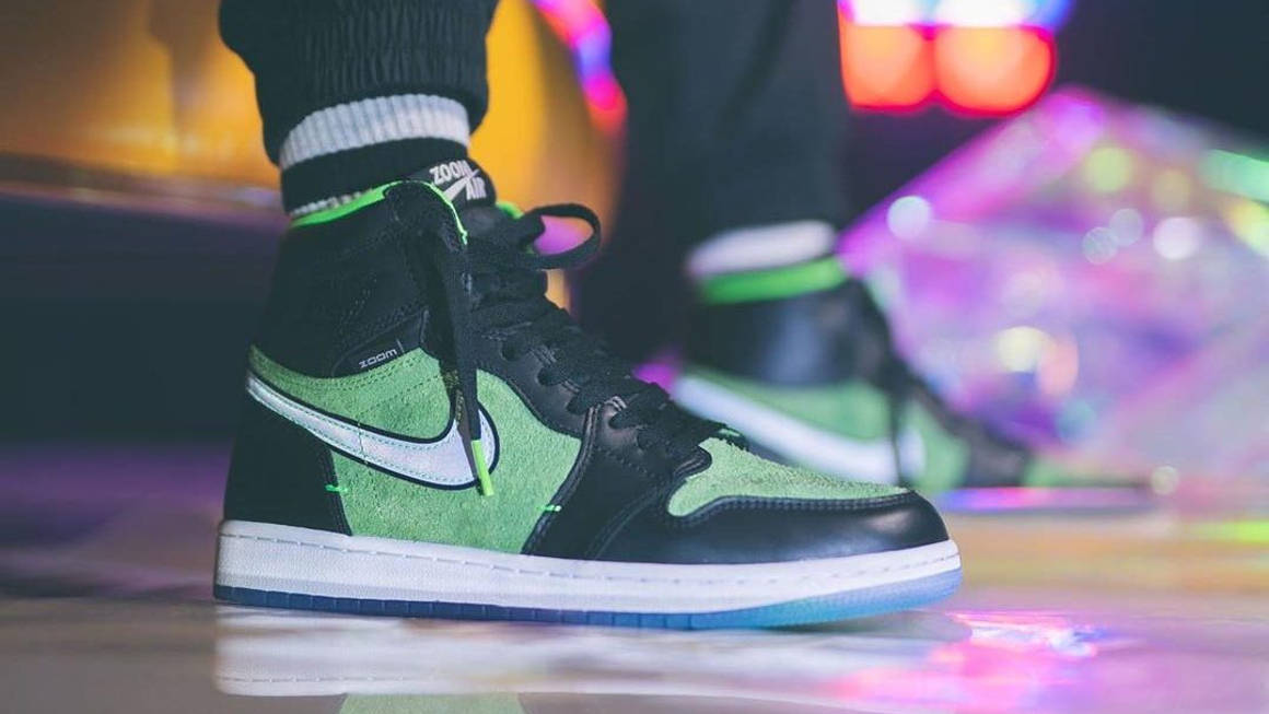 air jordan high zoom green