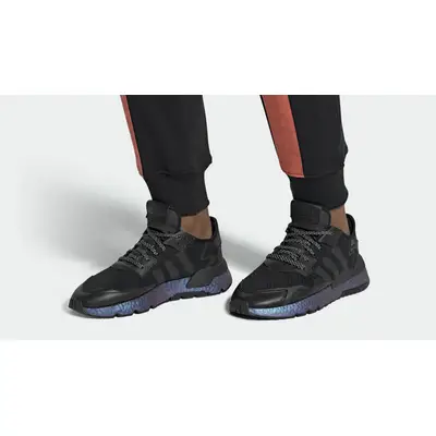 adidas Nite Jogger Core Black On Foot