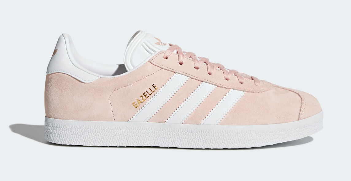 adidas gazelle pink white