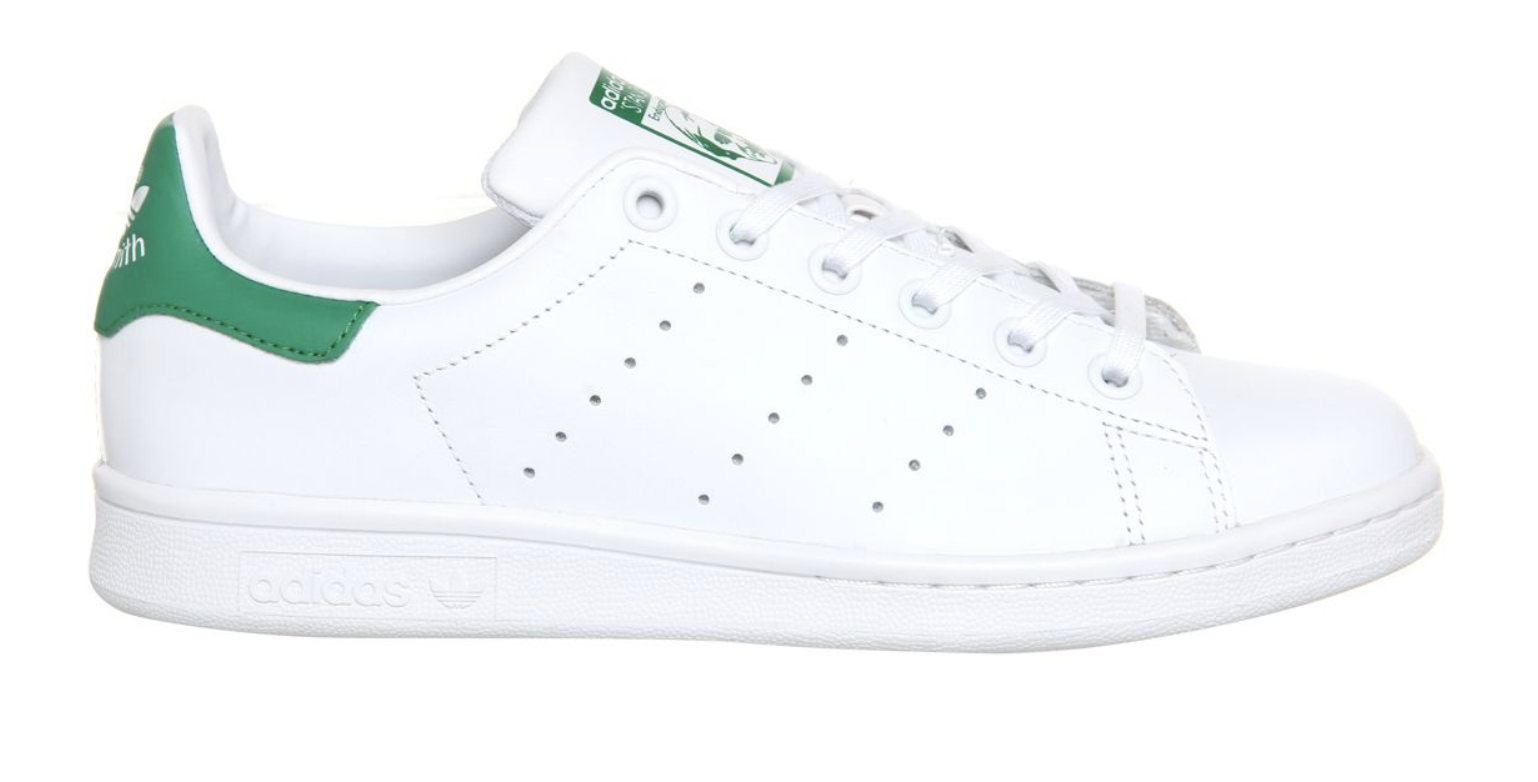 adidas stan smith white green