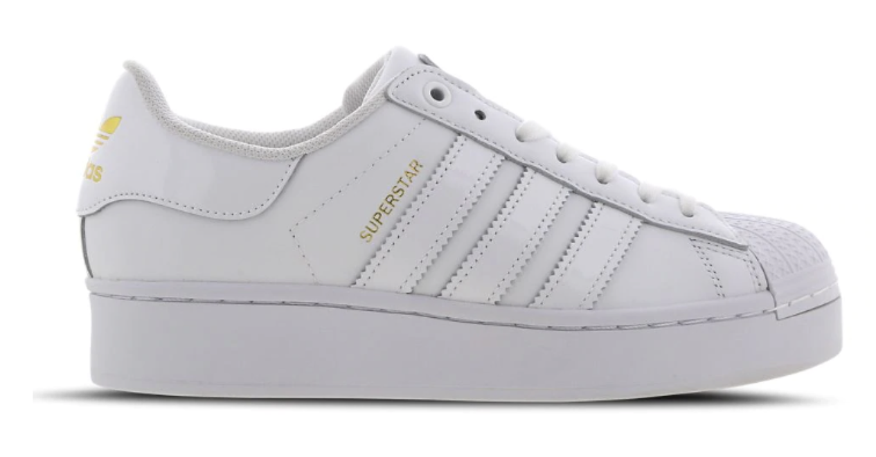 adidas superstar bold white