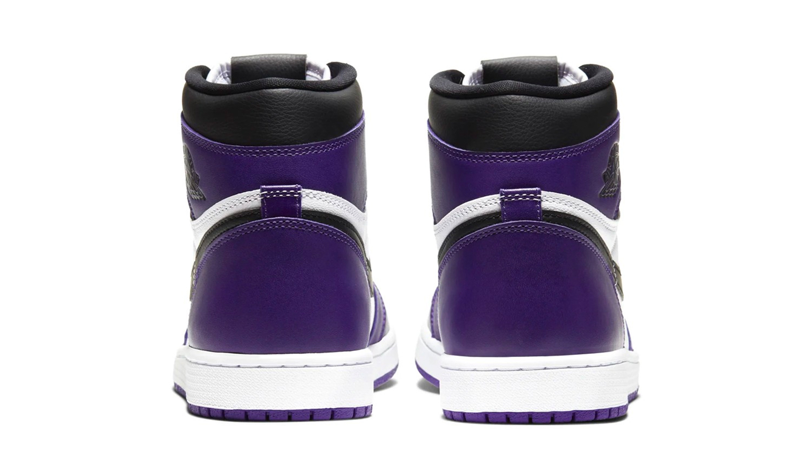air jordan 1 court purple heel shot