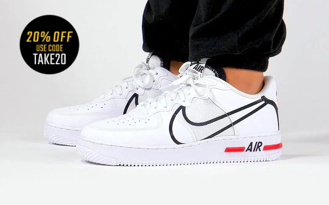 Take 20% Off the Nike Air Force 1 React at Offspring | The Sole Supplier