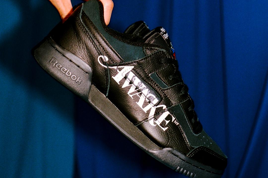awake ny black reebok workout