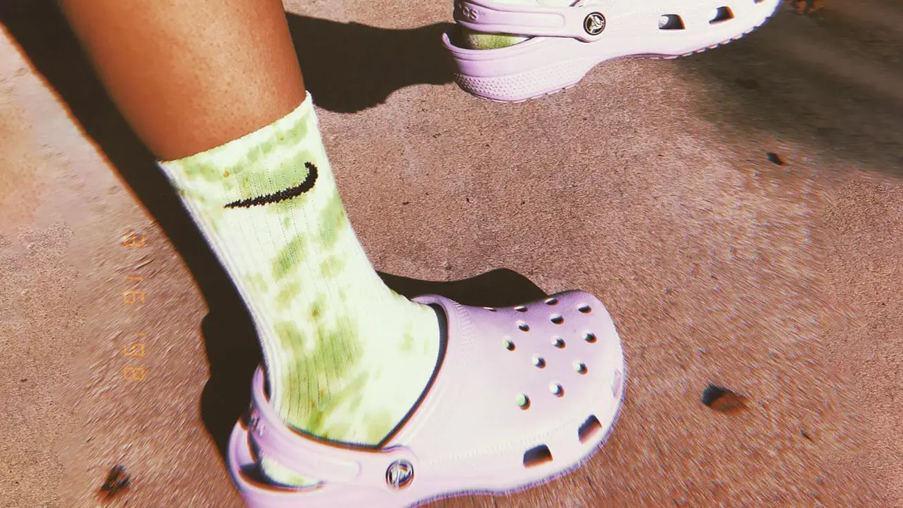 Crocs And Socks Are The Newest At Home Flex For Ultimate Comfort