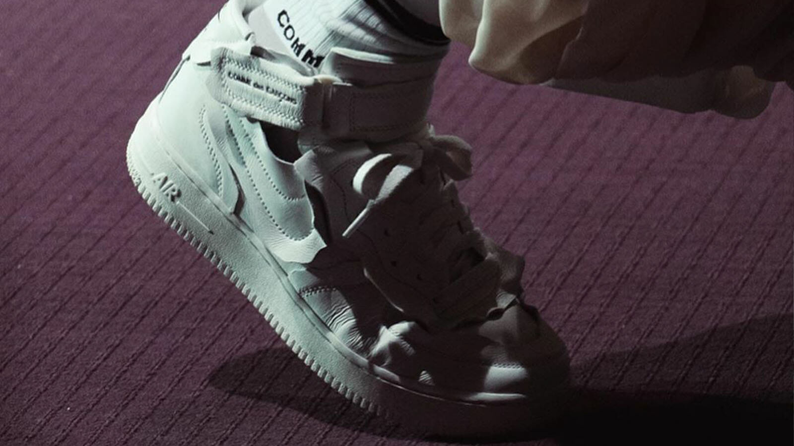 A Closer Look at the COMME des GARÇONS x Nike Air Force 1 Mid 