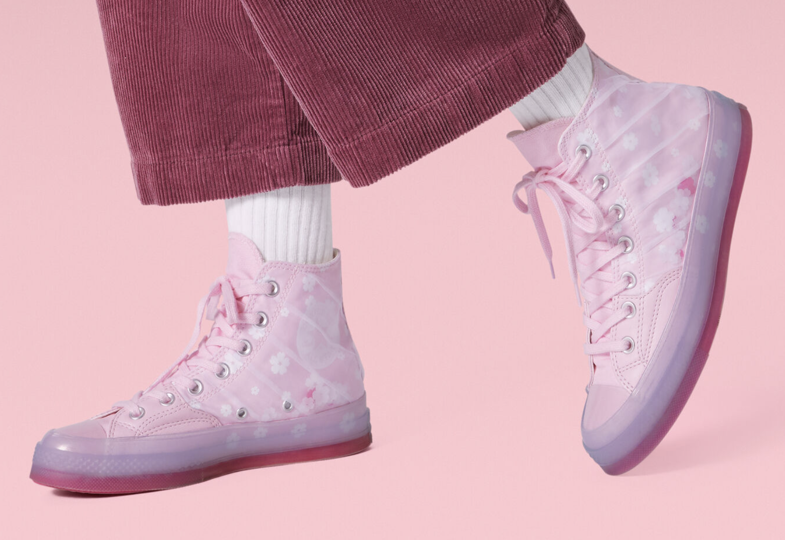 Cherry blossom pink on sale converse