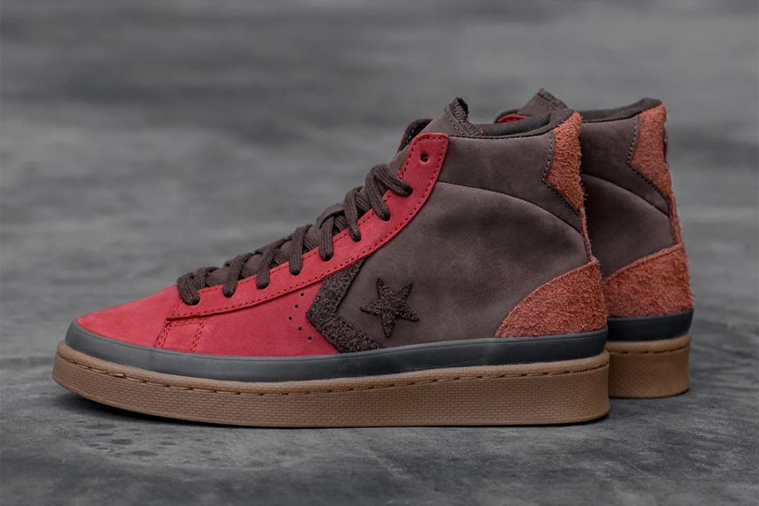 converse pro leather 2000s red