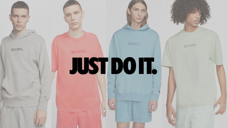 nike just do it washed hoodie