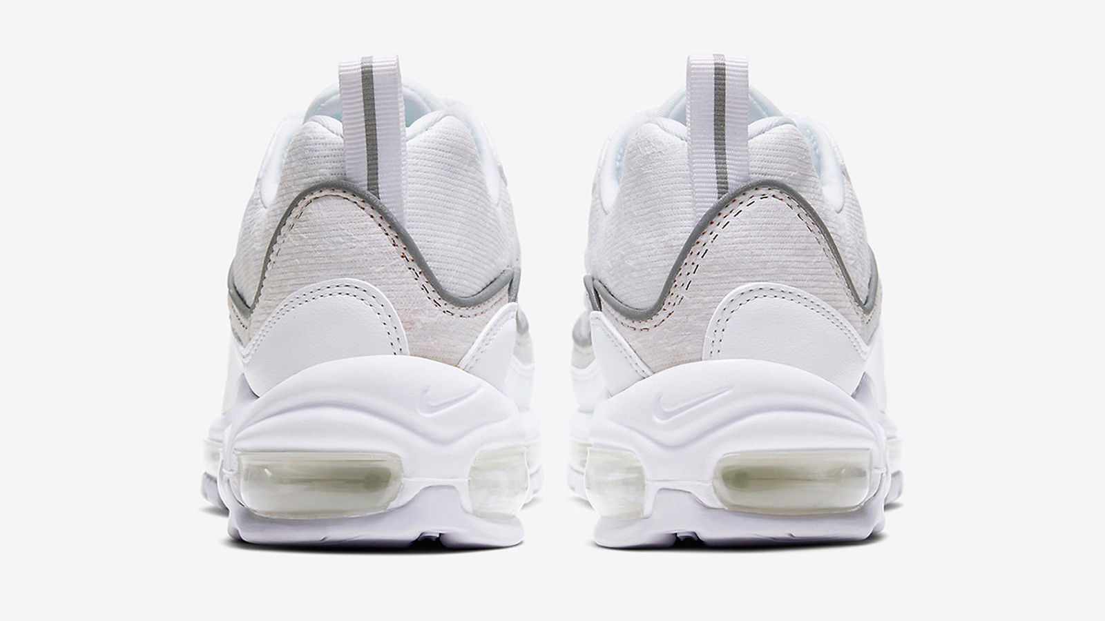 nike air max 98 white tearaway heel