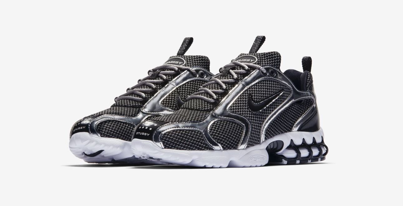nike-x-stussy-air-zoom-spiridon-cage-2-pure-platinum front