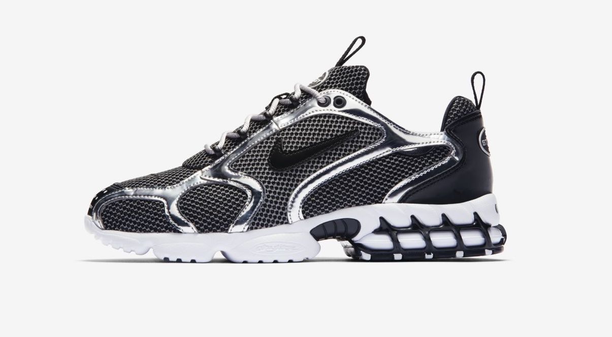 nike-x-stussy-air-zoom-spiridon-cage-2-pure-platinum side
