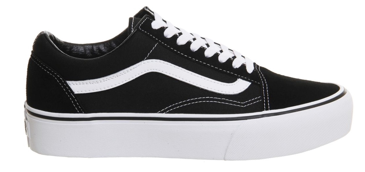 vans oldskool platform.