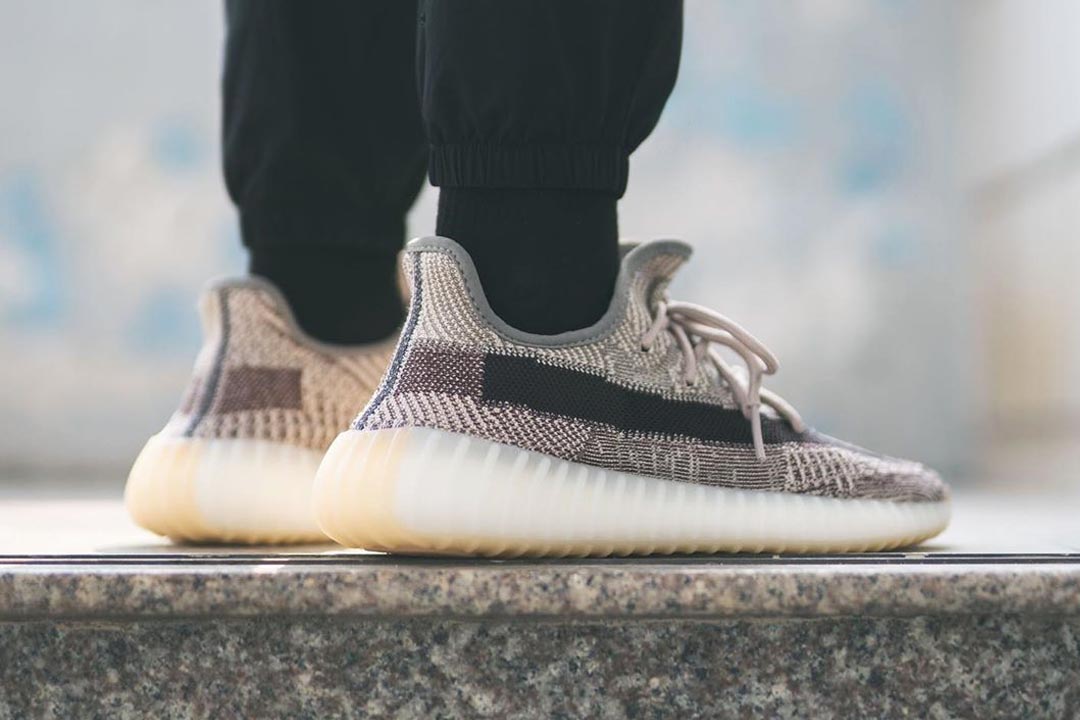 Yeezy on best sale feet v2